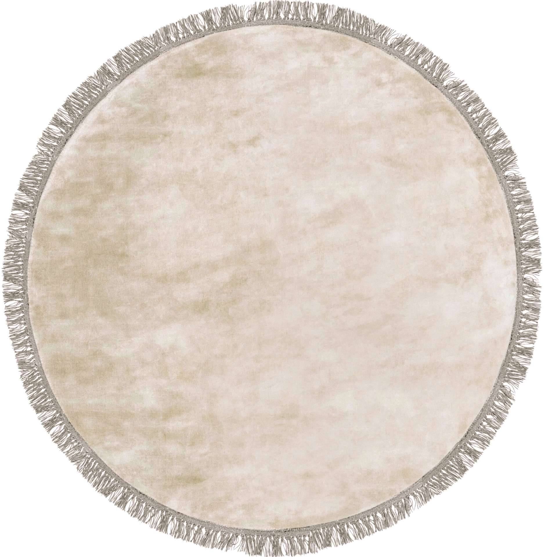 Vintage Teppich LUNA BEIGE RUND – Bild 1